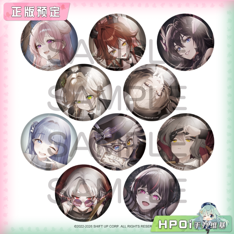 Algernonproduct NIKKE 胜利女神 Vol7 徽章 周边