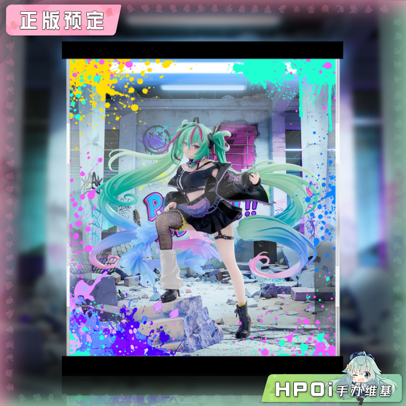 展示盒 SEGA FIGURIZMα 初音未来 miku Punk 朋克风