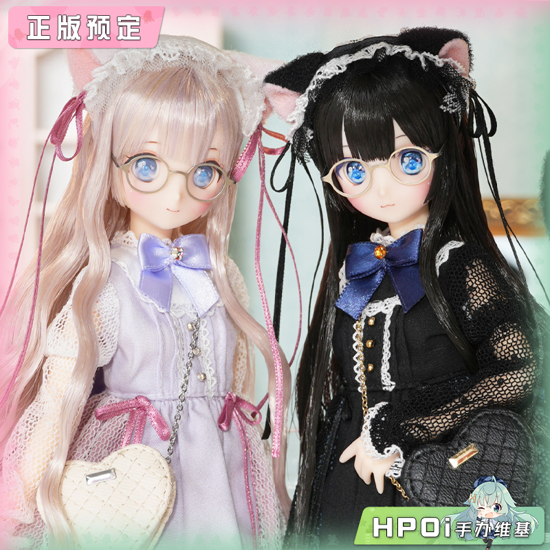 Azone 朝比奈幸穂 MK的礼物 黑 白猫 娃娃 可动手办