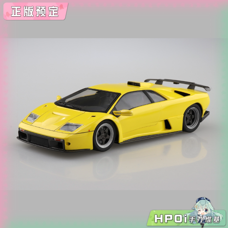 青岛社 1999年款 兰博基尼 Diablo GT 1/24汽车 模型