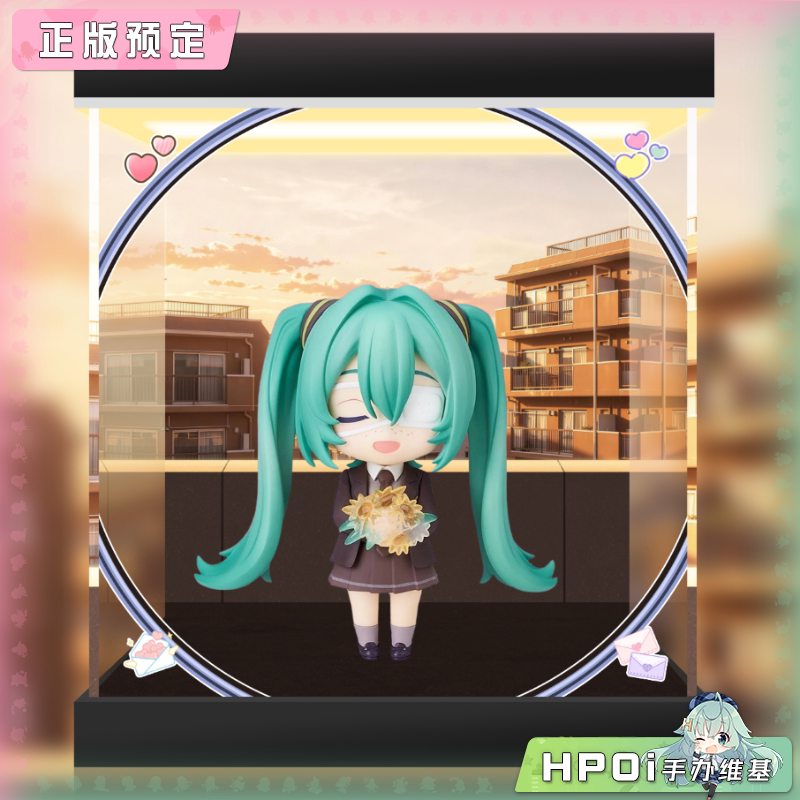 展示盒 GSC 粘土人 初音未来 Monitoring Q版手办