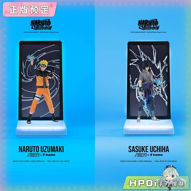 Tsume Art NEON系列 火影忍者疾风传 鸣人 佐助 手办