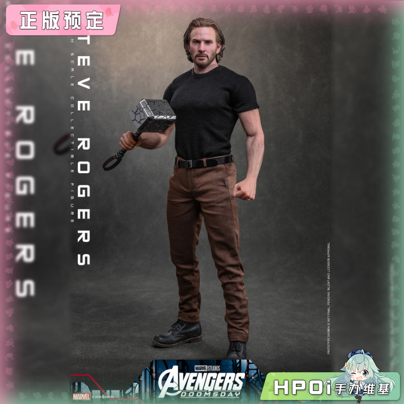 HOTTOYS 1/6 复仇者联盟5 史蒂夫·罗杰斯 可动手办