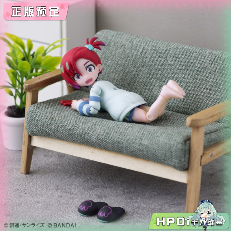 万代食玩 机动战士高达 玛秋穿搭套装 可动手办