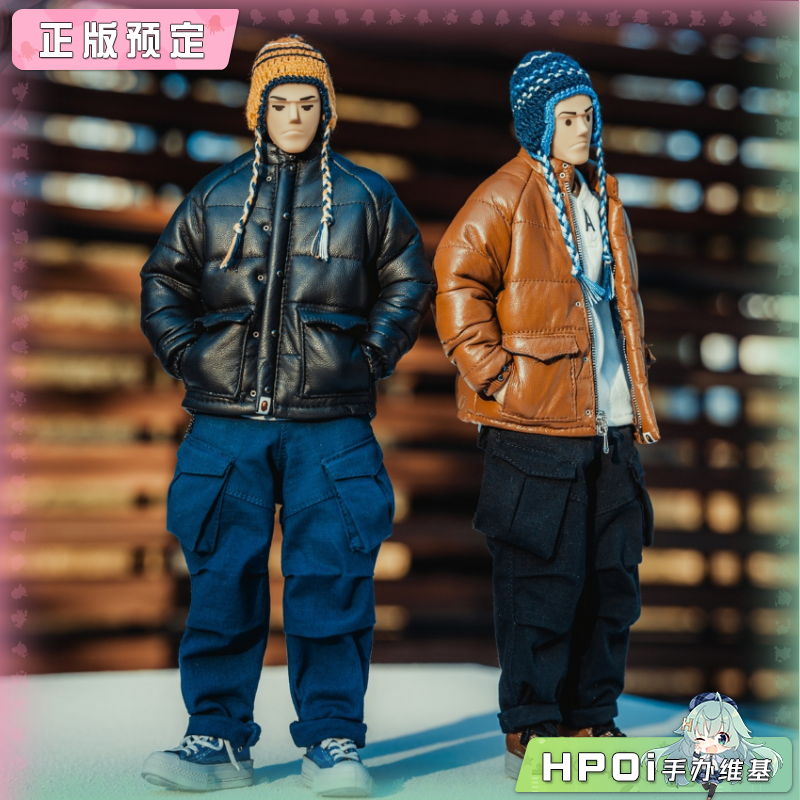 trickyMan12 1/6 Hero 黑夹克 棕色夹克 可动手办