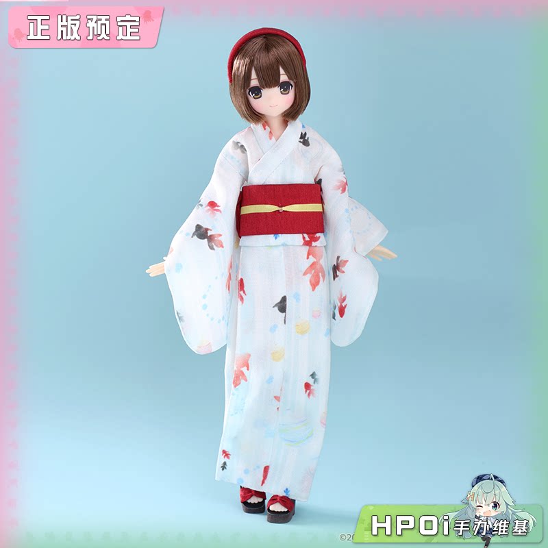 Azone 甜蜜时光 MAYA 玛雅 浴衣 棕发 娃娃 可动手办