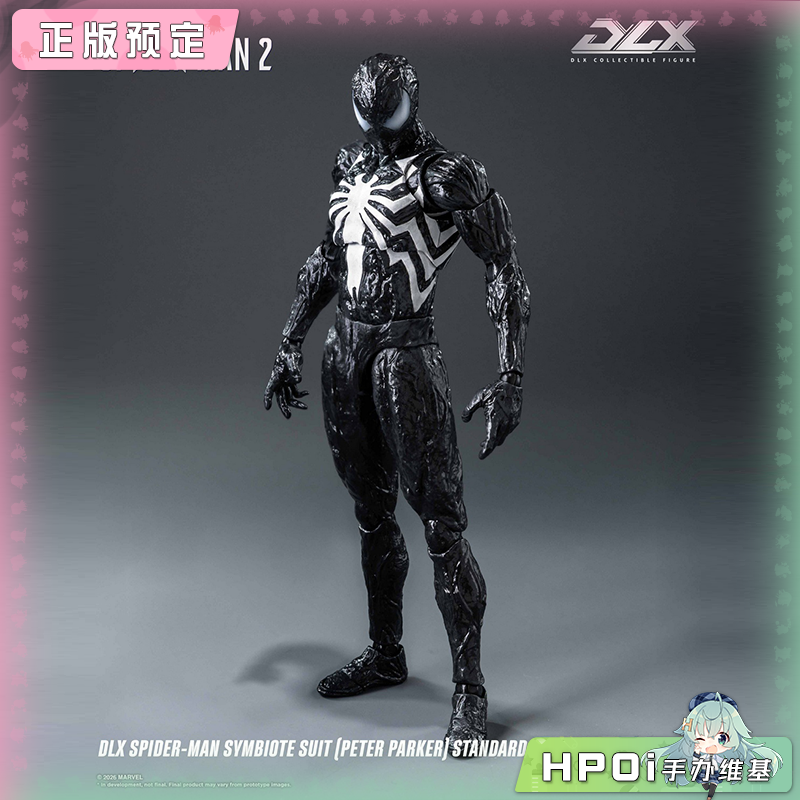 threezero DLX 蜘蛛侠2 共生体战衣 彼得 帕克 手办