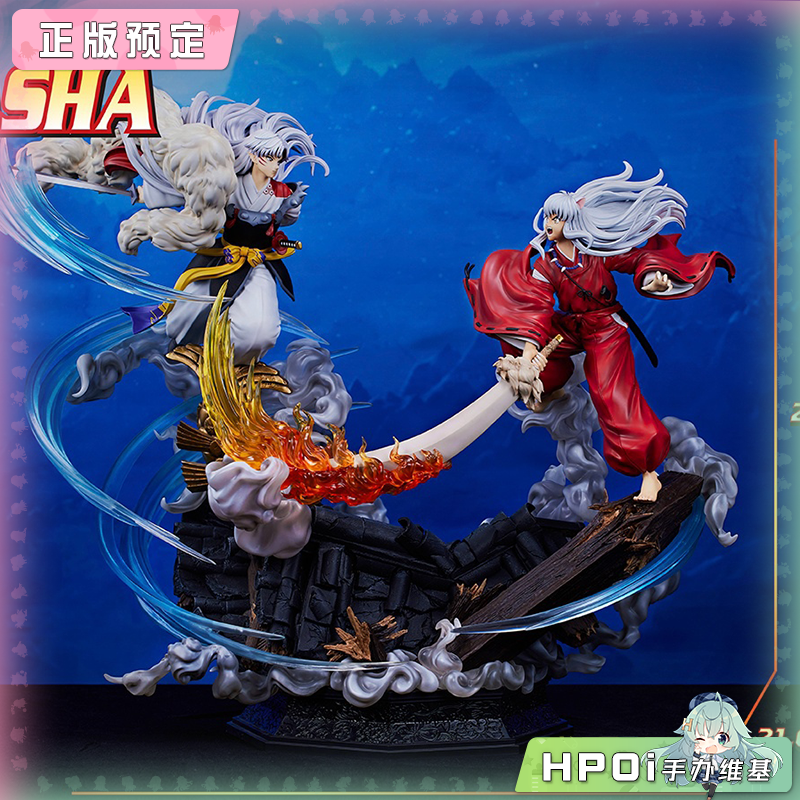 BLITZWAY 犬夜叉 犬夜叉vs杀生丸 雕像 手办