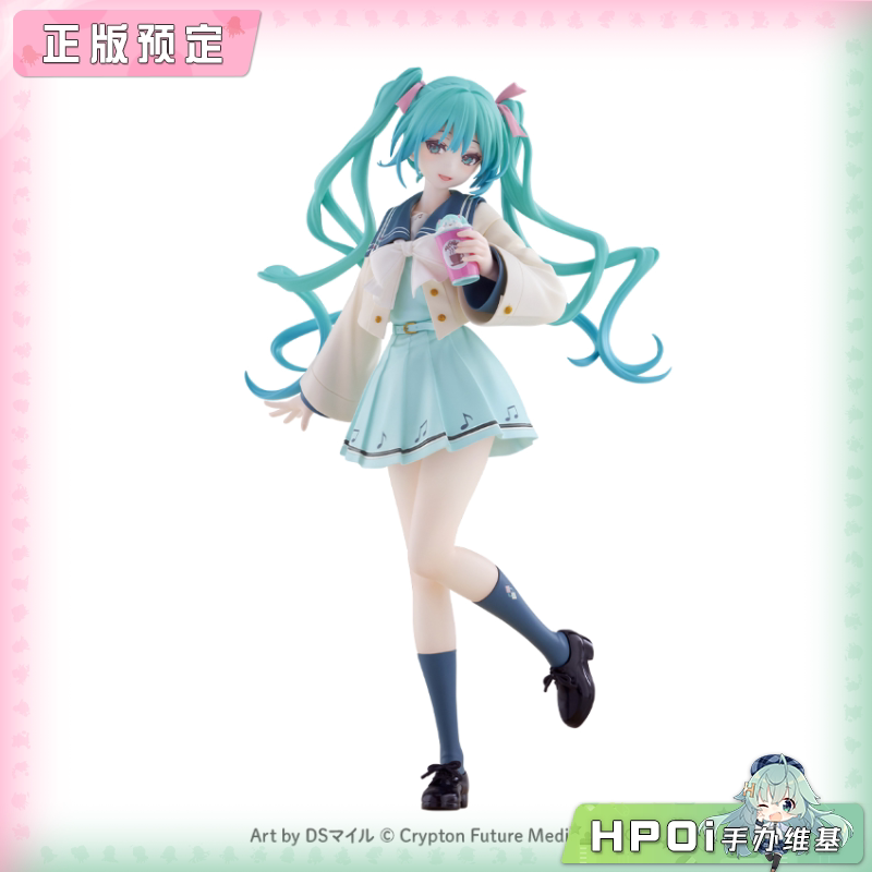Furyu 初音未来 甜蜜校园 纯净 景品手办