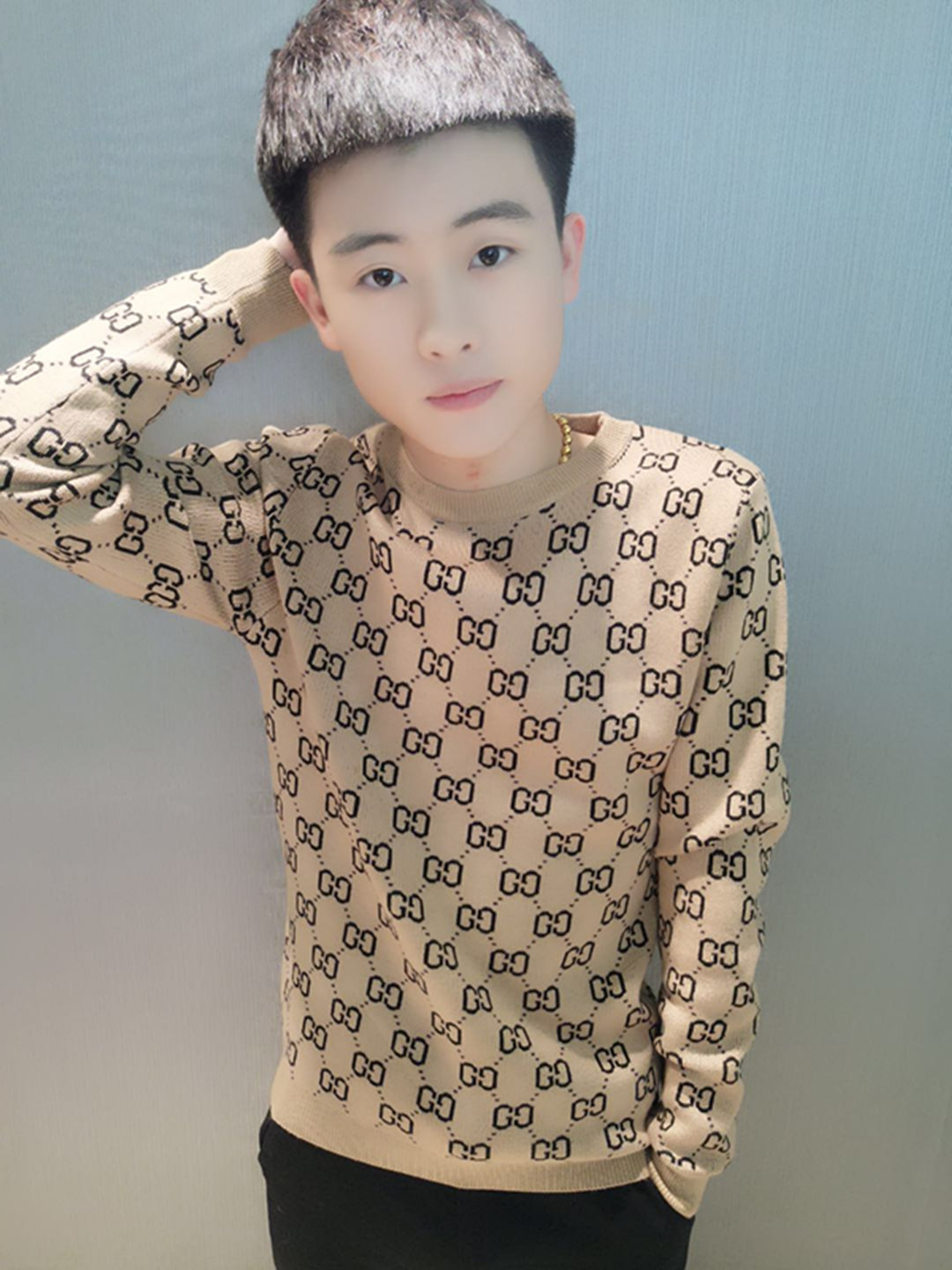 Người đàn ông tay đỏ nhanh tay với tinh thần xã hội anh chàng áo len dài tay phiên bản Hàn Quốc của giới trẻ tự tu mùa thu và áo len mùa đông shop thời trang nam