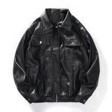 Ретро короткая куртка для отдыха, оверсайз, в американском стиле