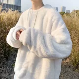 Брендовый трендовый свитер для влюбленных, парная одежда, в корейском стиле