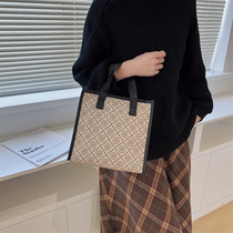 Fog Flowers New Makeup Bags South Korea Canvas Retro Style Hand Bags Colorful Dressings Toiletries Items Cashier Bags Brief Wind