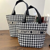 New ins and Japan-South Korea makeup wrap mommy bag Canvas Handbag thousands of birdies for work family Bags Lunch Bag to collect the bag