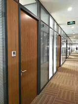 OFFICE GLASS PARTITION WALL ALUMINIUM ALLOY SCREEN DOUBLE LAYER LOUVRE STEEL GRINDING FROSTED GLASS SOUNDPROOF HIGH PARTITION ROOM