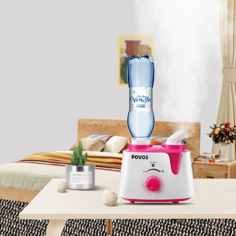 POVOS Pentium Mini Office Bedroom Dorm Mineral Water Bottle Face Hydration Humidification Moisturizing Air Humidifier