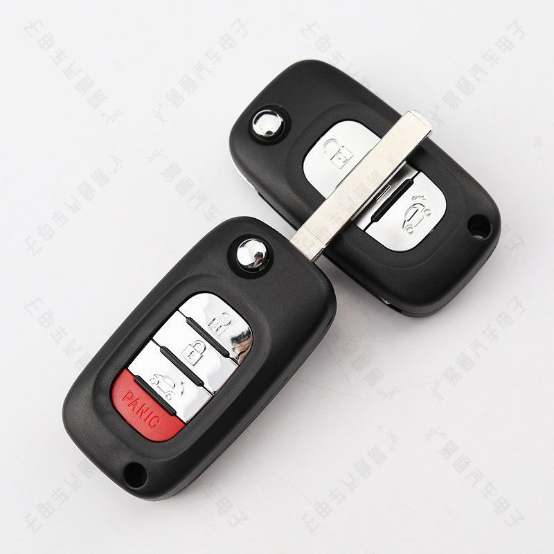 Suitable for Smart Key Shell, New Mercedes-benz Smart Foldableing Remote Control Key Replacement Shell 3 4 Keys