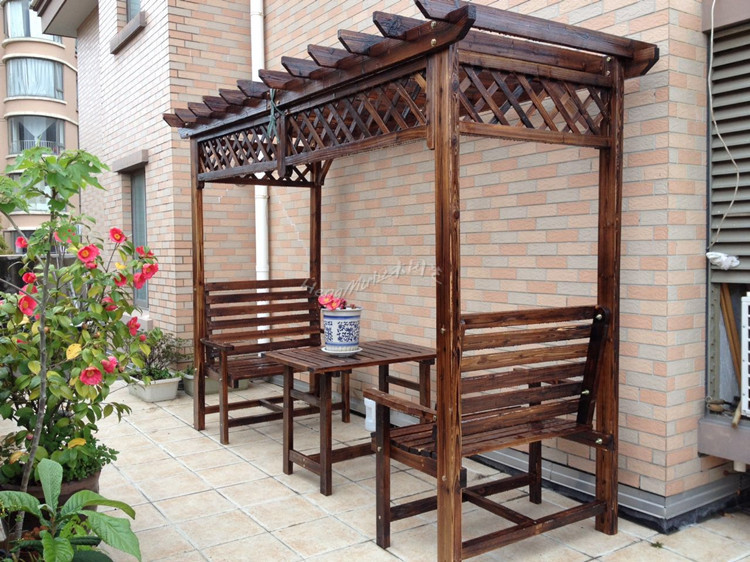 Các nhà sản xuất đặc biệt cung cấp nho khung chống ăn mòn nhà gỗ gazebo gỗ rắn hoa đứng đồ gỗ ngoài trời vườn bảng và ghế vườn leo nho