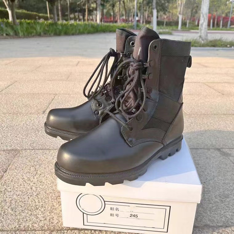 Xinyihua training boots breathable black outdoor tactical boots high tube hiking boots wear - resistant 3515 boots for men and women