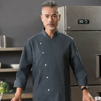 Длинная серая одиночная рубашка