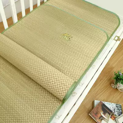 Summer natural children's Mat baby baby bed children's pillow mat kindergarten newborn cold mat straw mat custom made