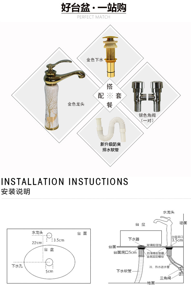 Jingdezhen stage basin round toilet lavabo basin ceramic art basin is continental basin