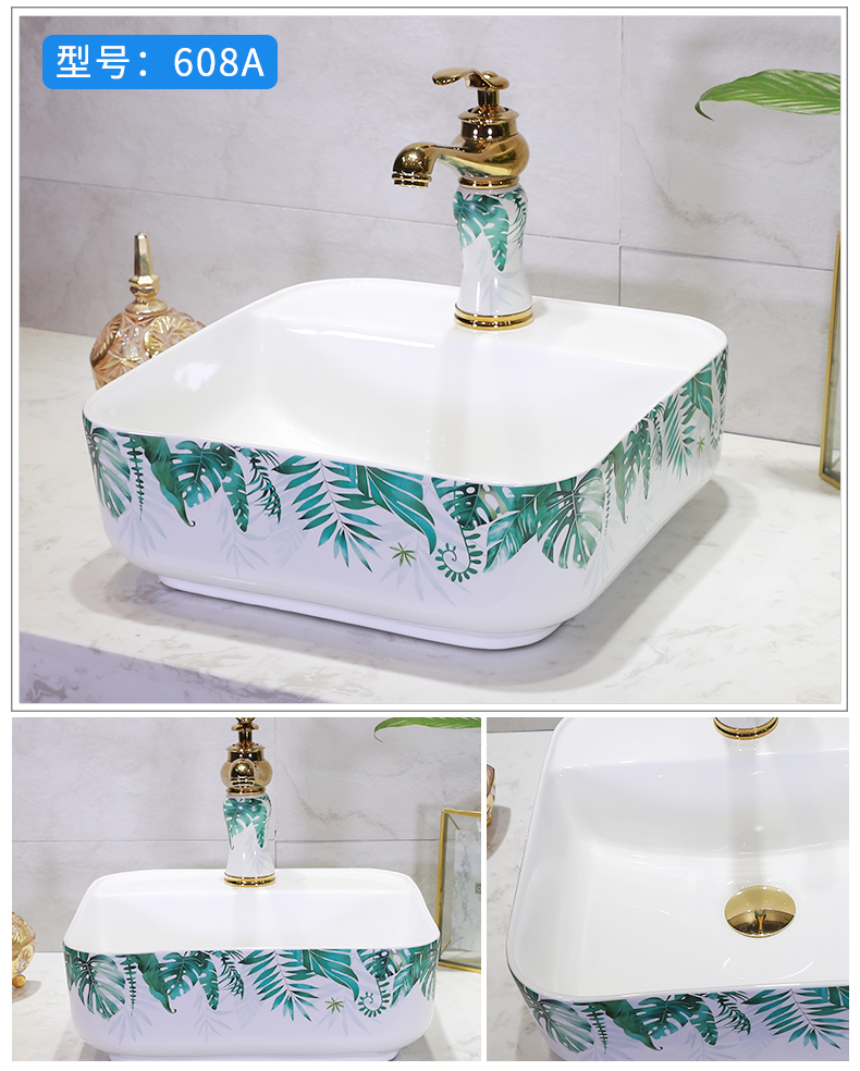 Basin stage Basin art ceramic round the sink the lavatory Basin sink contracted household toilet