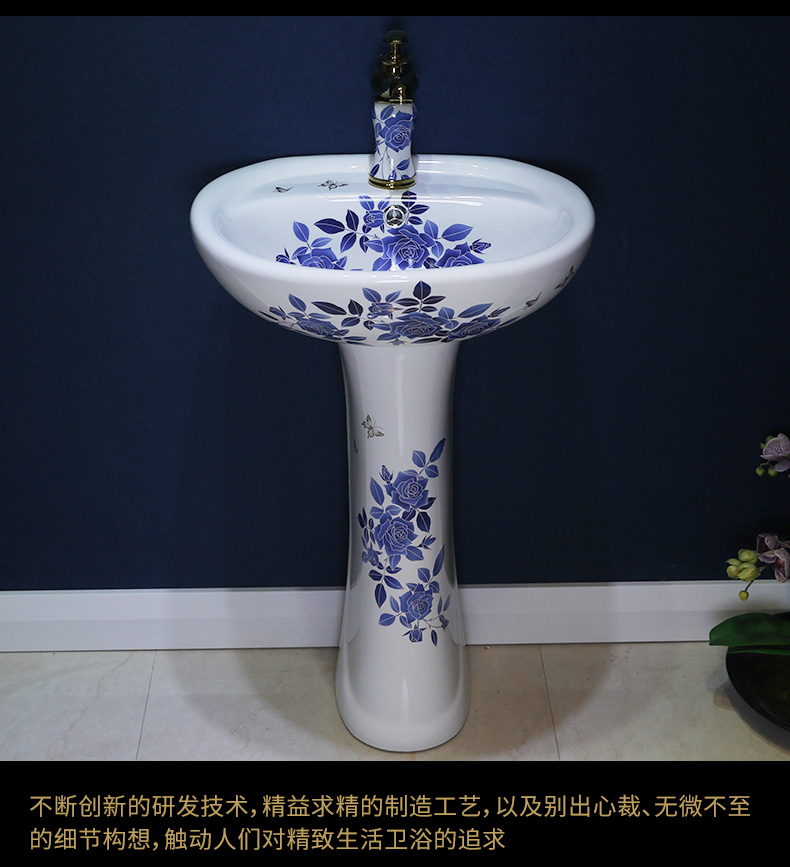 M letters birds balcony pillar lavabo basin toilet ceramic lavatory basin basin floor type household