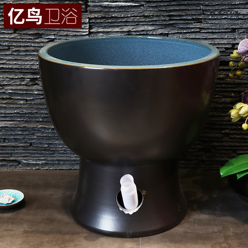 The Mop pool balcony large ceramic wash Mop pool specials Mop pool household toilet automatically launching of circular