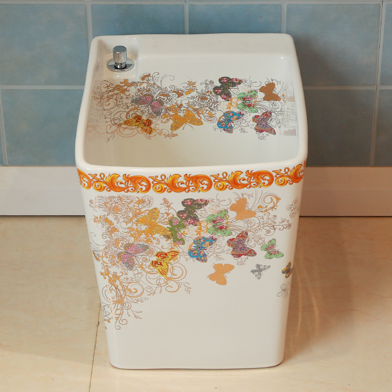 M letters birds mop pool mop pool large balcony mop pool ceramic mop mop pool water drainage trough pool