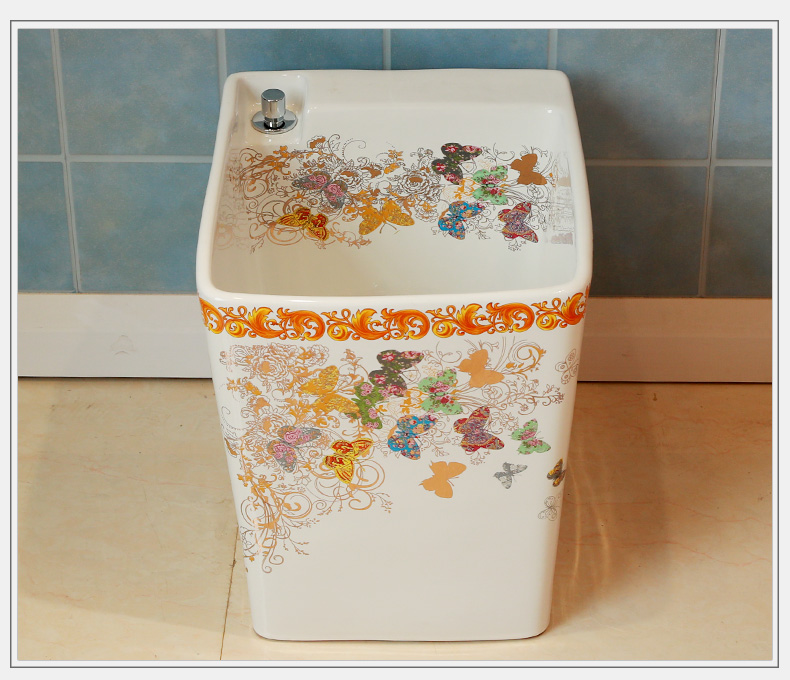 M letters birds mop pool mop pool large balcony mop pool ceramic mop mop pool water drainage trough pool