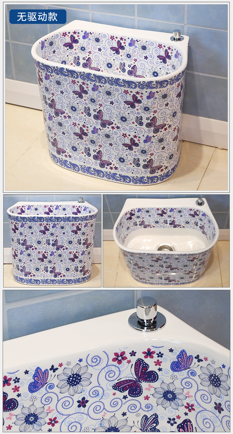 M letters birds ceramic wash mop pool mop pool large balcony palmer pool mop pool mop basin bathroom home