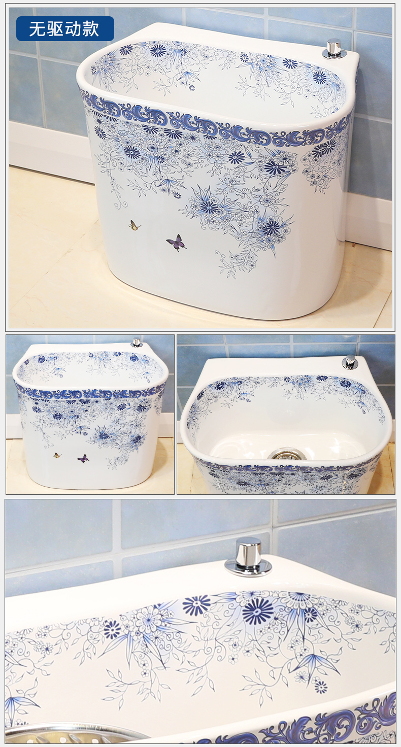M letters birds ceramic wash mop pool mop pool large balcony palmer pool mop pool mop basin bathroom home