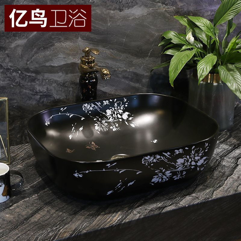 M letters birds stage basin ceramic lavabo for wash basin bathroom sinks the oval art home of the basin that wash a face