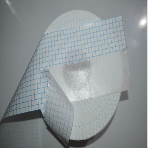High viscosity 100 meters high viscosity spunlace non-woven breathable plaster cloth grid back paper plaster paste three-volt transdermal