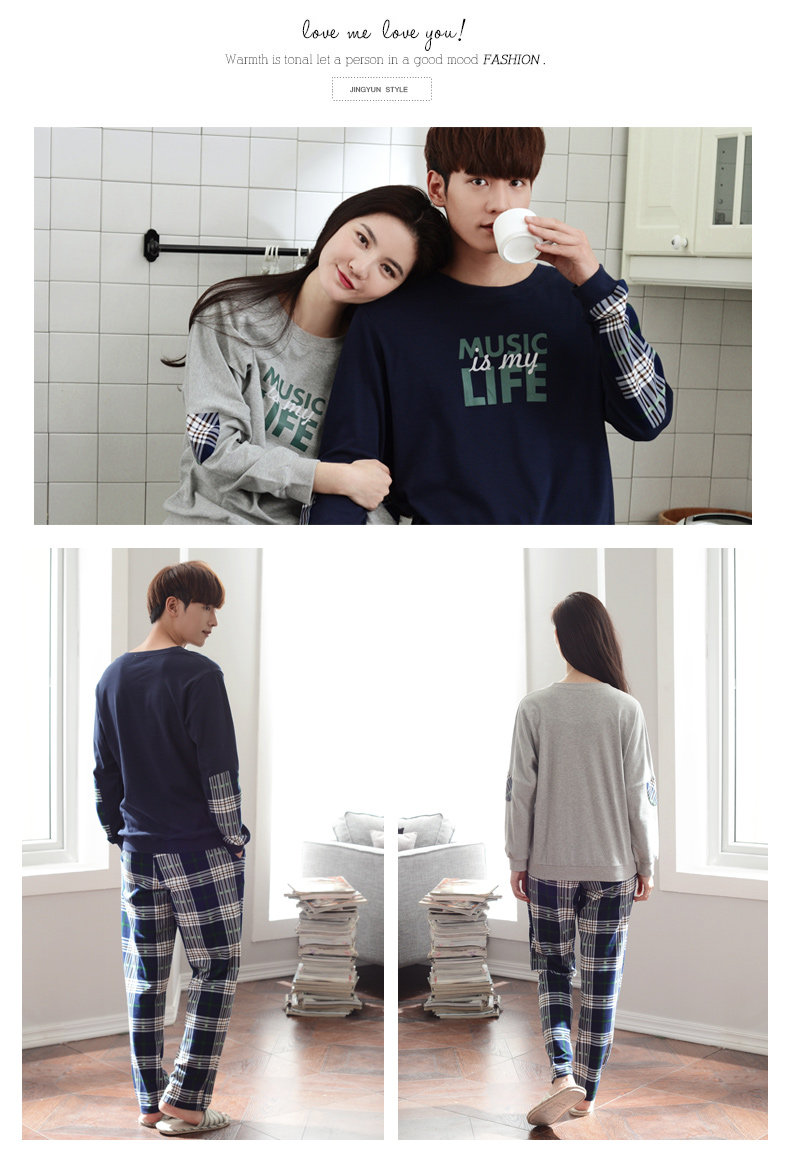 Pyjama mixte en Coton à manches longues - Ref 3005800 Image 16