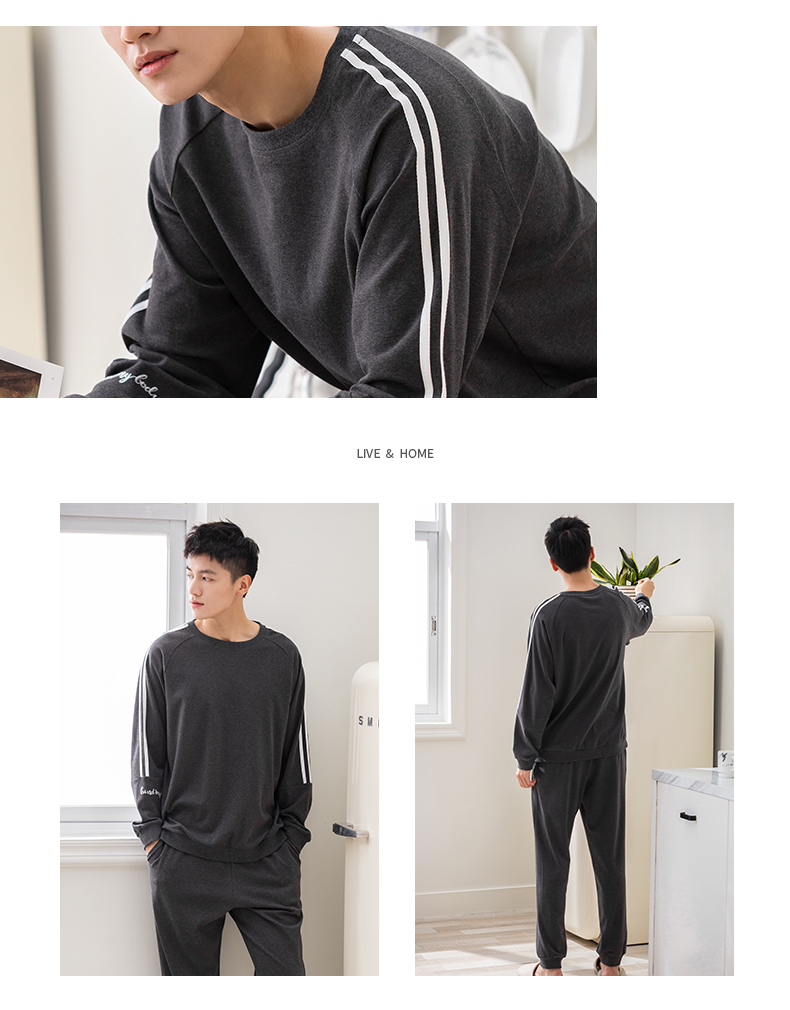Jing Yun Spring and Autumn Cotton Pyjama Phiên bản Hàn Quốc của áo ngoài mặc ngoài phục vụ nhà đồ bộ