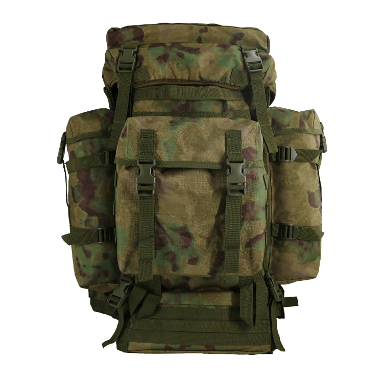 80L Outdoor Tactical Double Shoulder Bag Army Fan Camouflak Heavy Backsack Outdoor Climbing Bag Multifunction Large Backsack
