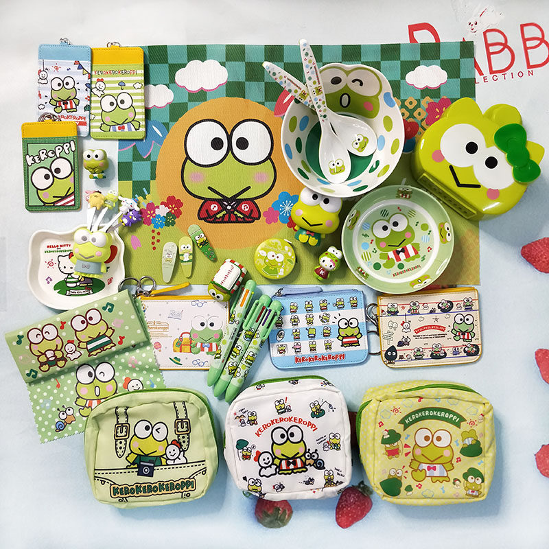 (Big Eye Frog Collection) It's all about the frog's surroundings, card bag, pendant, storage bag, tableware