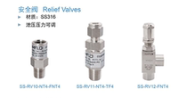 Safety valve Dunyang AMFLO 316 stainless steel pressure relief pressure adjustable range 50-6000psi 1 4NPT