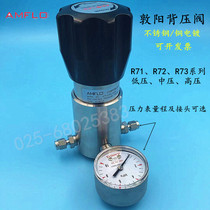 AMFLO Dunyang back pressure valve original R71R72R73 series stainless steel pressure reducer laboratory