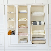 Ткань, система хранения, подвесной органайзер, нижнее белье, сумка для хранения, из хлопка и льна