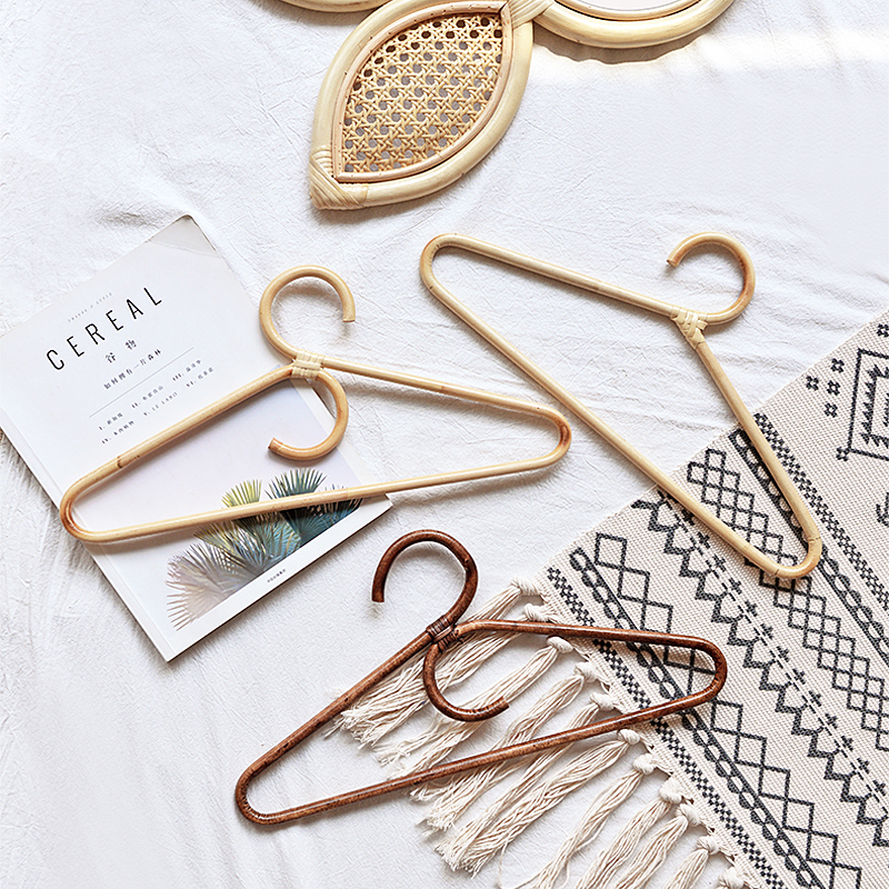 Natural Rattan Clothes Hanger Hook, Handmade Natural Bamboo Art Clothes Rack, Cloakroom Decoration, Guesthouse Hotel Room Natural Rattan Clothes Hanger Hook, Handmade Natural Bamboo Art Clothes Rack, Cloakroom Decoration, Guesthouse Hotel Room