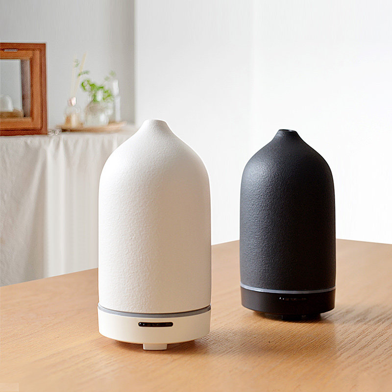 Natural ceramic ultrasonic mini essential oil plug-in ceramic aromatherapy machine Humidifier Bedroom aromatherapy lamp stove
