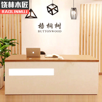 Modern simple clothing Nail shop Cashier Small shop Bar table counter Beauty salon Company reception