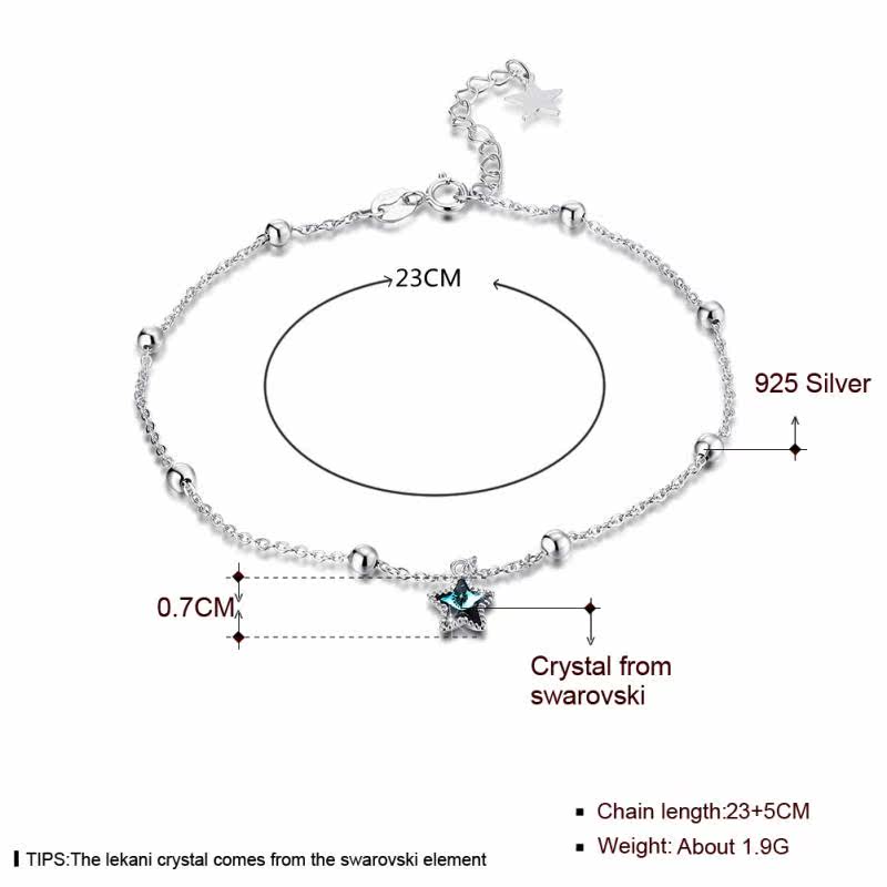 Bracelet de cheville Femme OTHER   en Argenterie - Ref 3102324 Image 8