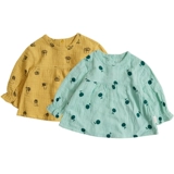 Хлопковый приятный телу детский лонгслив, детская демисезонная кукла для девочек, детская одежда