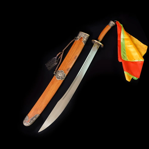 Longquan Yang's Bao Dao Dao Pattabed Steel Peony Town House украшения тяжелый нож твердый меч бортов