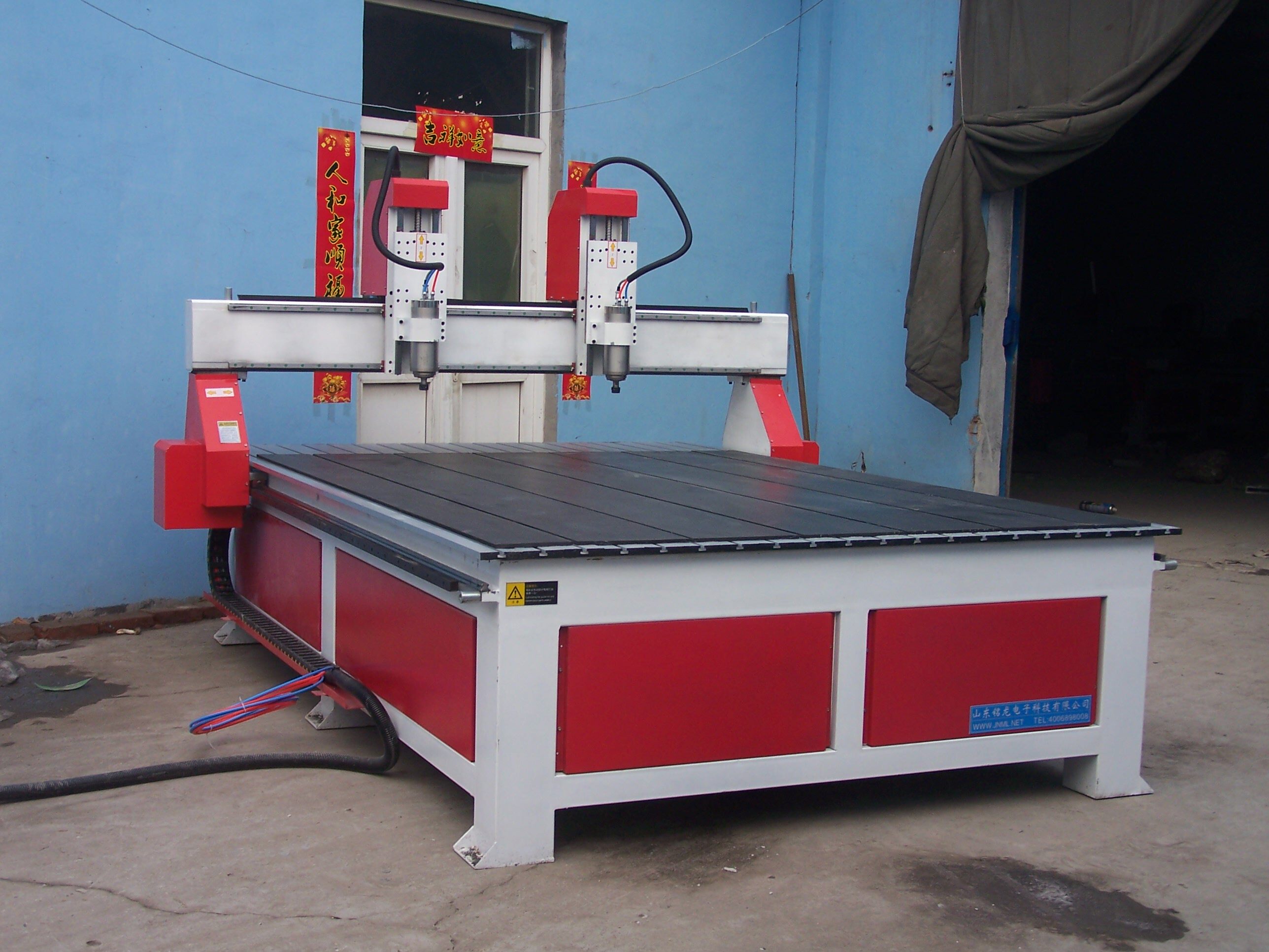 Promotional coffin engraving machine 1825 double-headed independent coffin engraving machine factory direct Shou Wood Shou Wood Dragon and phoenix carving machine