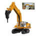 Kaidiwei 1:87 hợp kim mô hình xe kỹ thuật máy nghiền đất máy khoan đất bánh xích đá khoan đồ chơi trẻ em - Chế độ tĩnh đồ chơi cho bé 6 tháng Chế độ tĩnh
